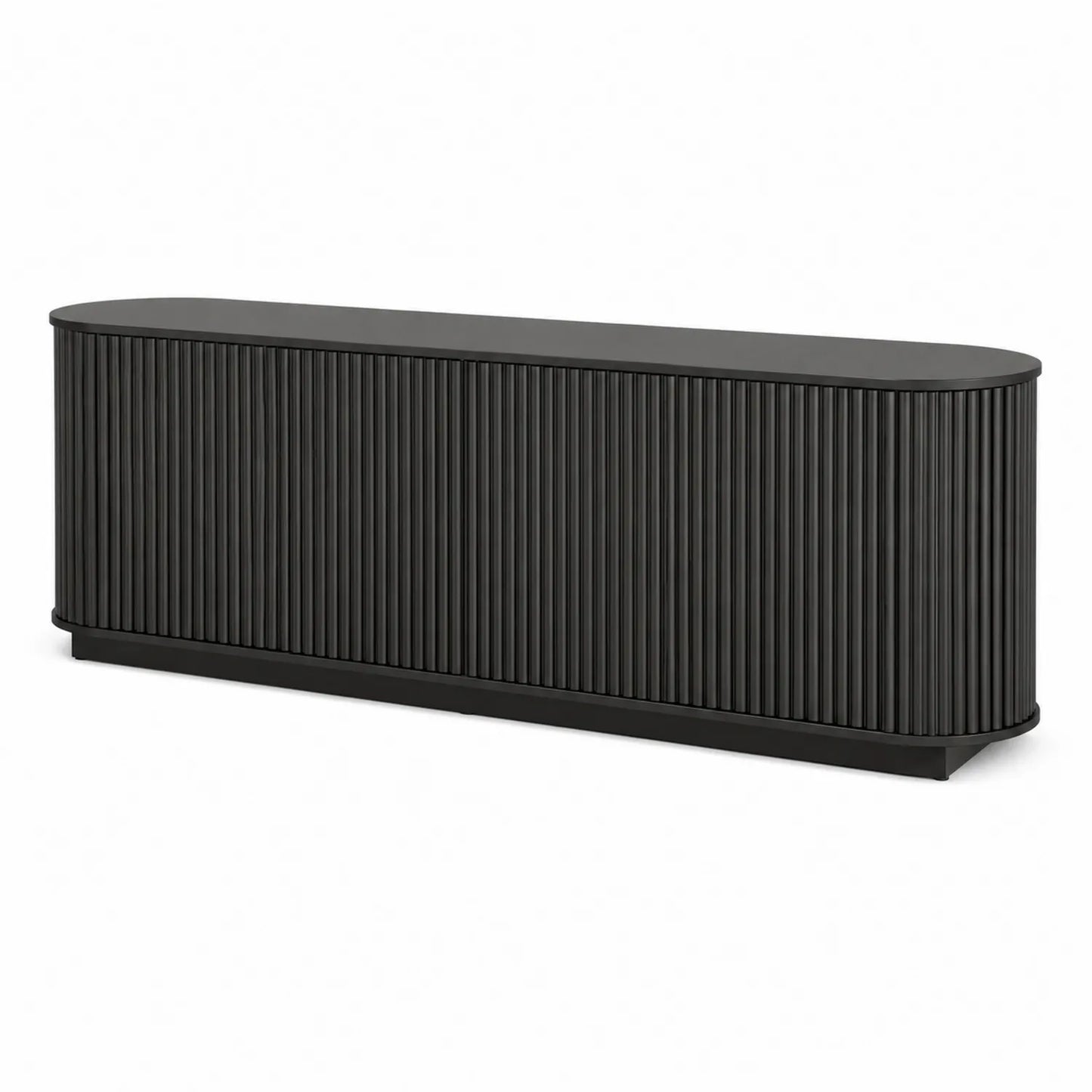Meuble TV en bois noir