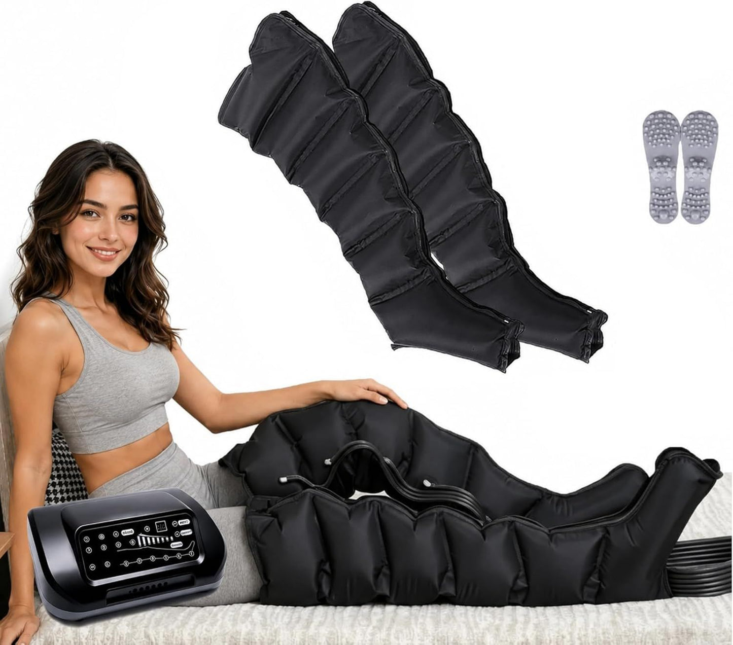 Bottes de pressothérapie – usage professionnel, 6 Chambres