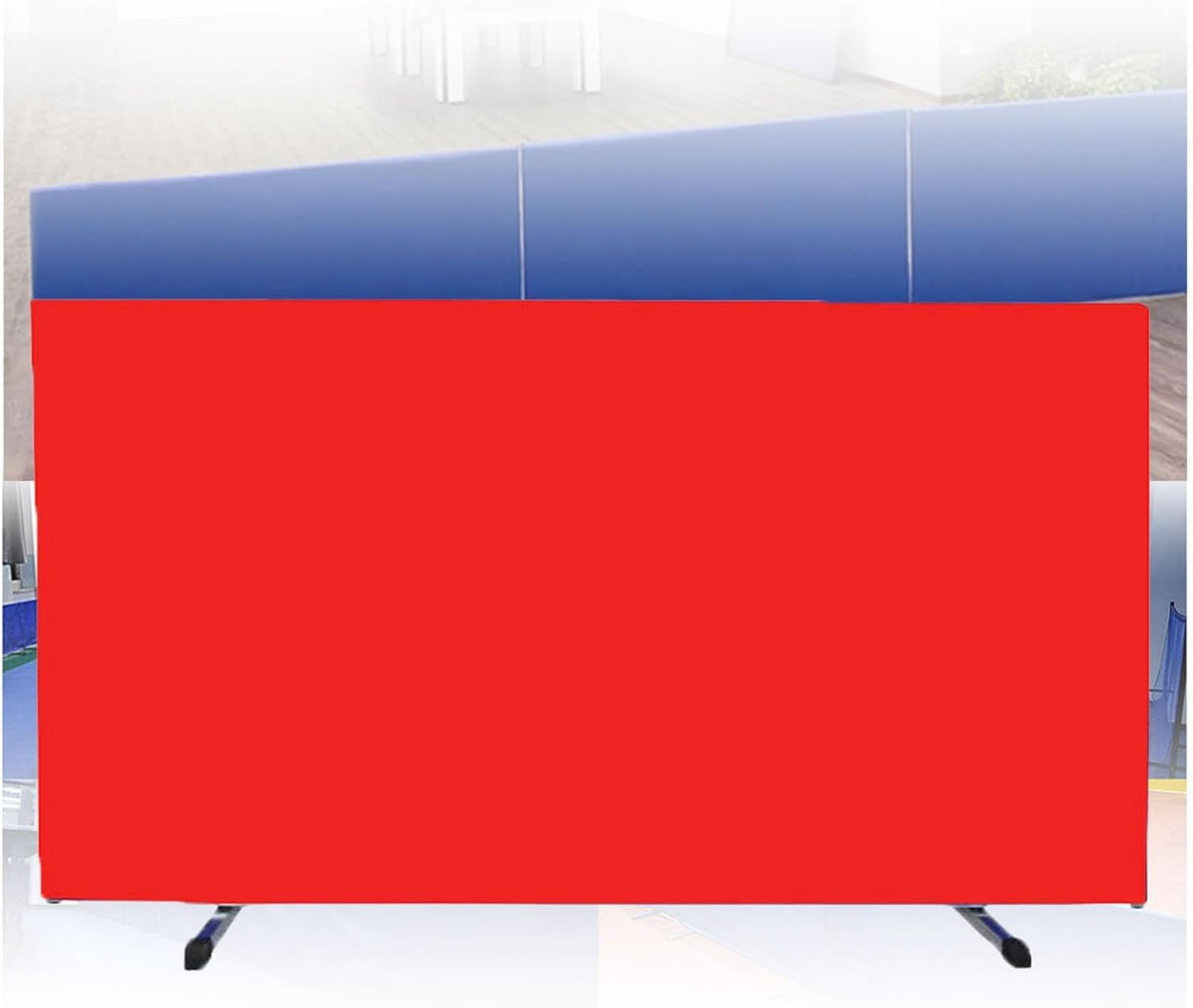Barrière de tennis de table: pliable, format portable, 140 x 75 cm, rouge