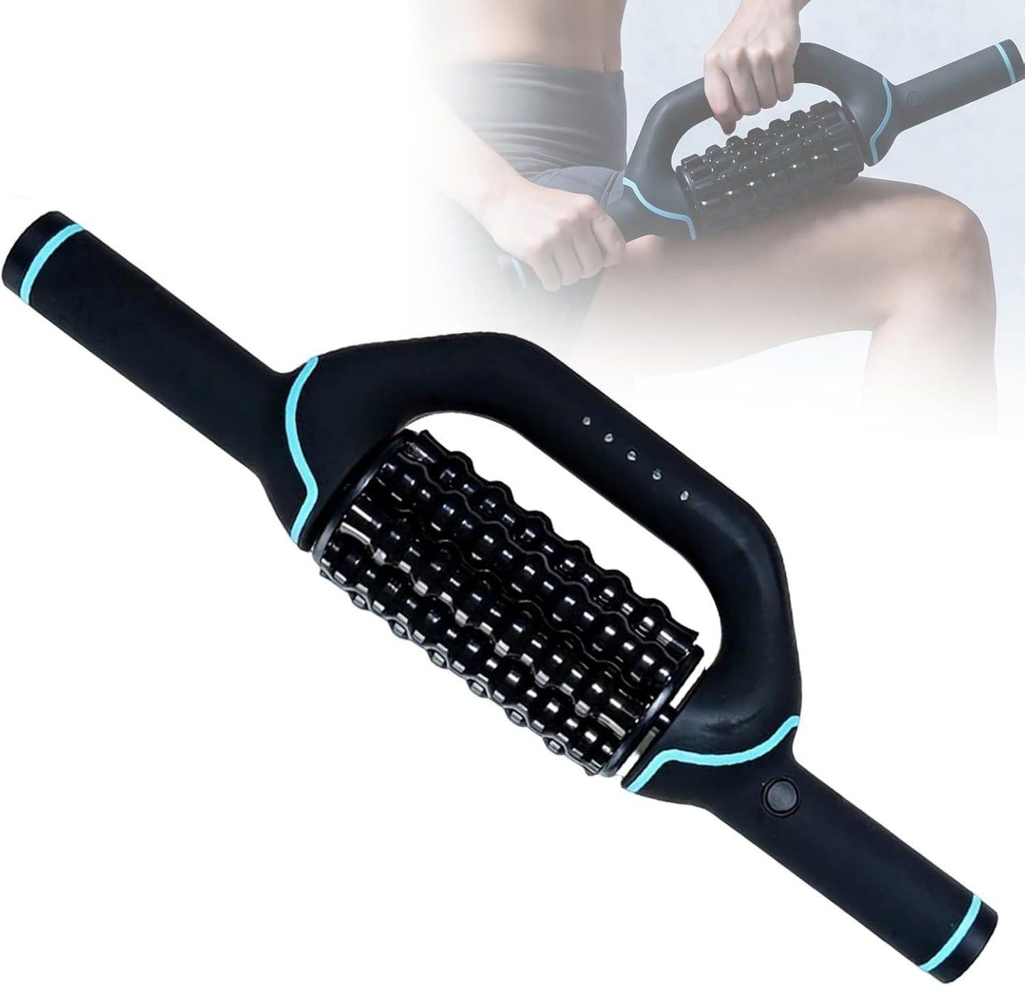 Appareil de massage – base à ventouses, 6 Vitesses, noir