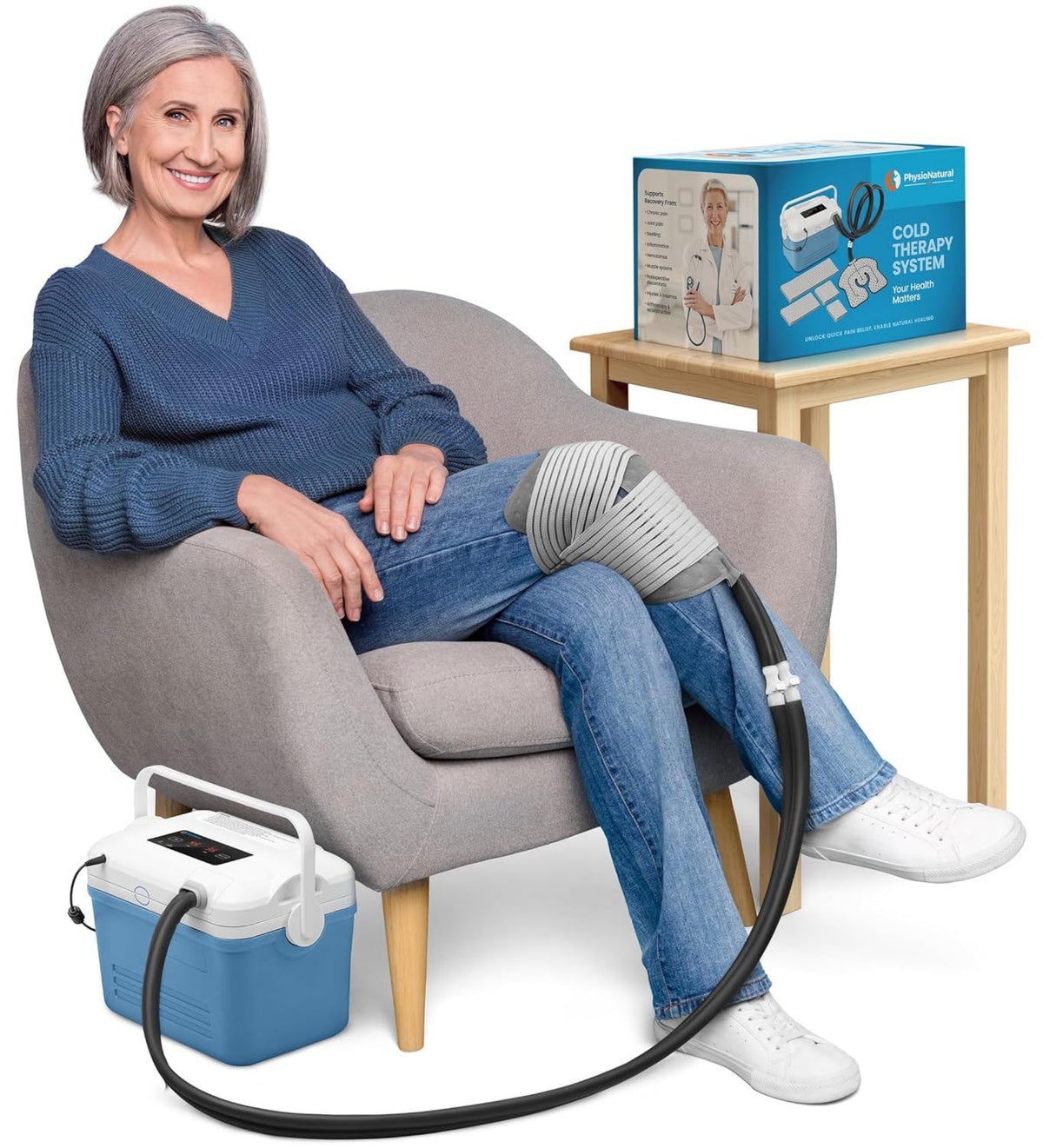 Machine de thérapie par le froid: format compact