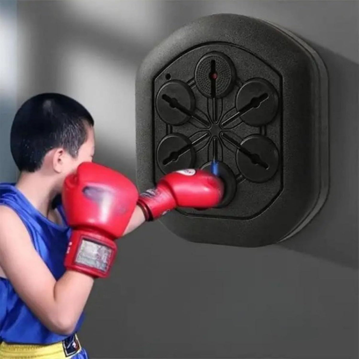 Machine de boxe musicale - montage mural, connexion Bluetooth, usage à domicile