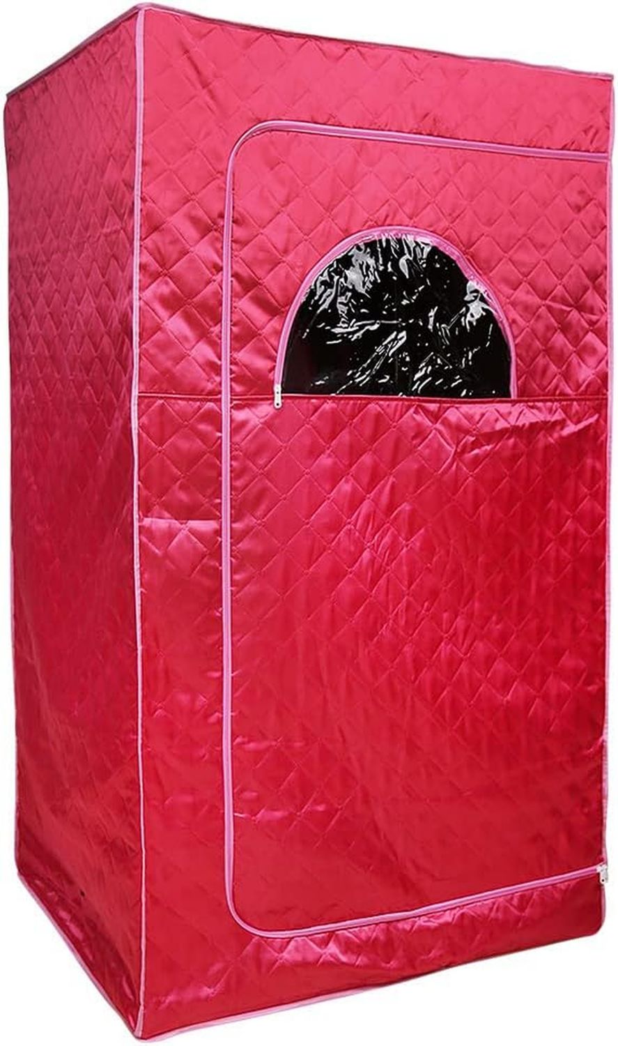 Sauna vapeur portable - pliable, format portable, usage à domicile, rouge