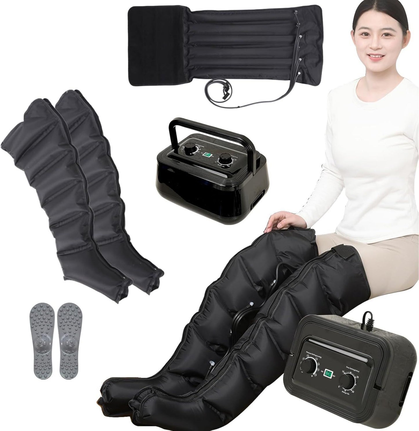 Bottes de pressothérapie - massage par compression d'air