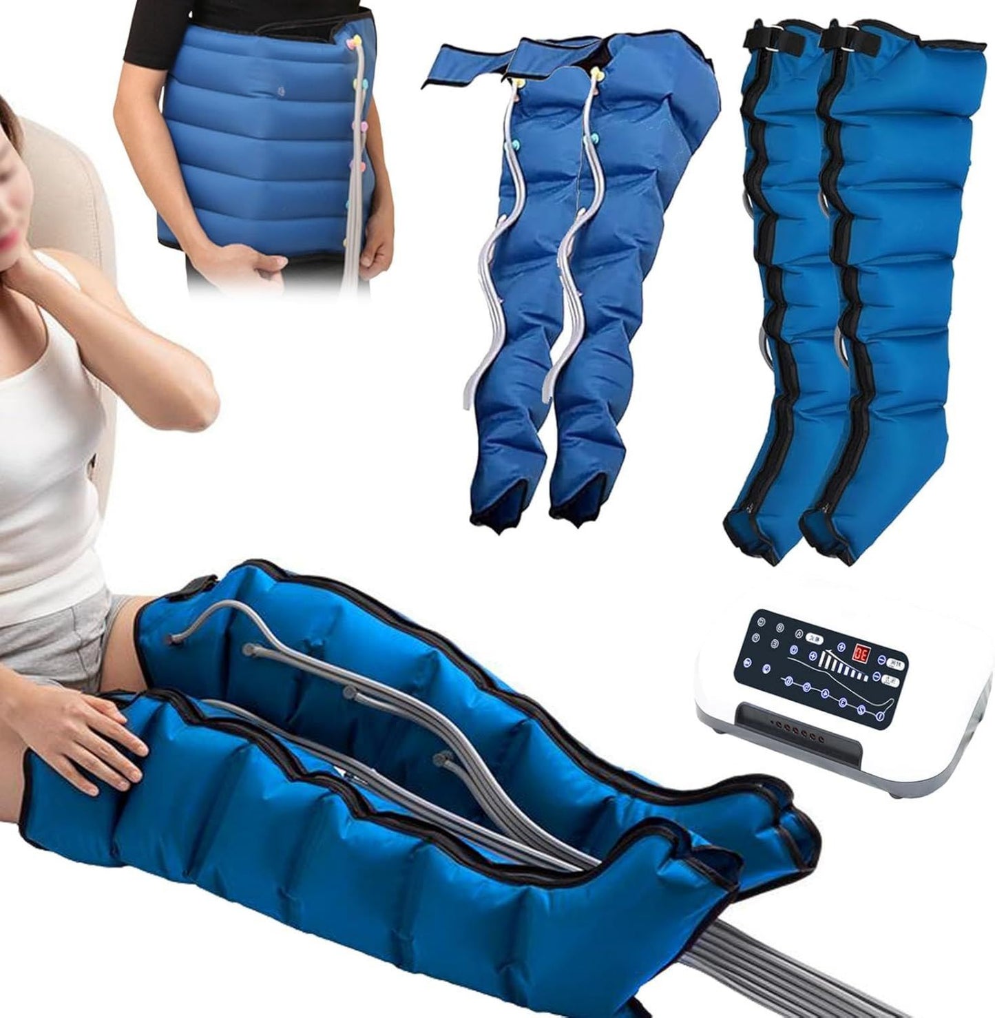 Bottes de pressothérapie - massage par compression d'air, usage professionnel