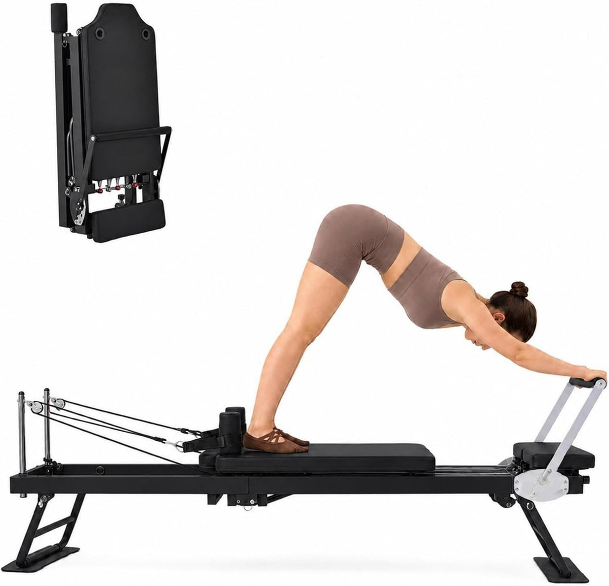 Table de Pilates pour entraînement à domicile: pliable, usage à domicile