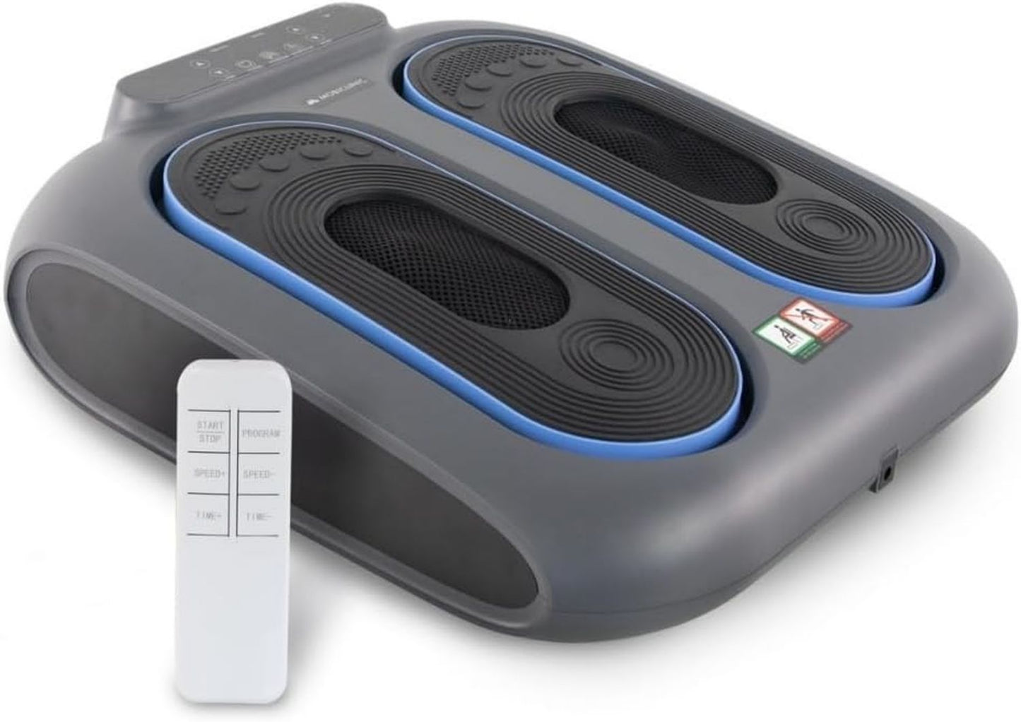Appareil de massage – pour pieds et jambes, avec télécommande, affichage LED, 10 niveau x, 5 programmes, Mobiclinic