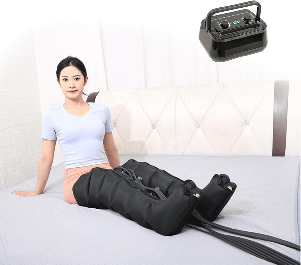 Bottes de pressothérapie: massage par compression d'air