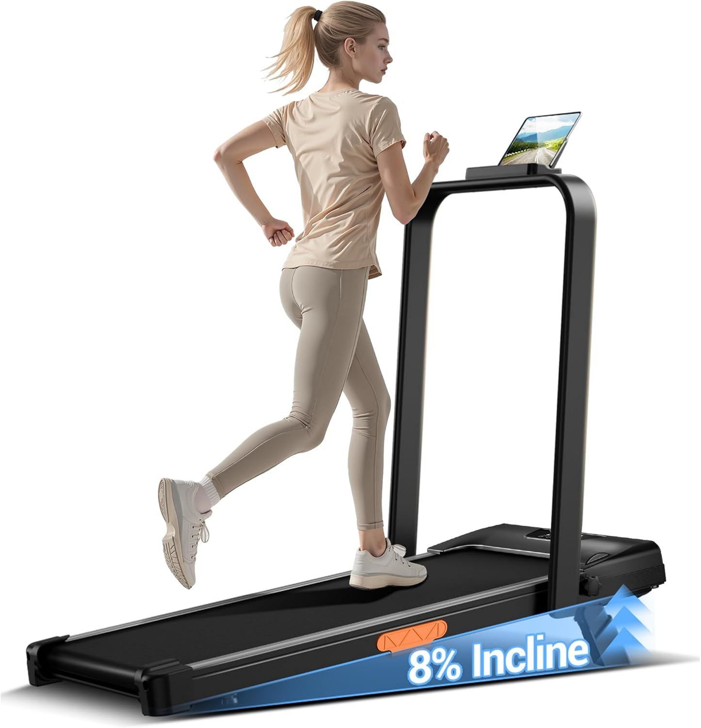 Tapis de marche – fonctionnement silencieux, pliable, réglable, usage à domicile, 136KG, 3.0HP, LONTEK