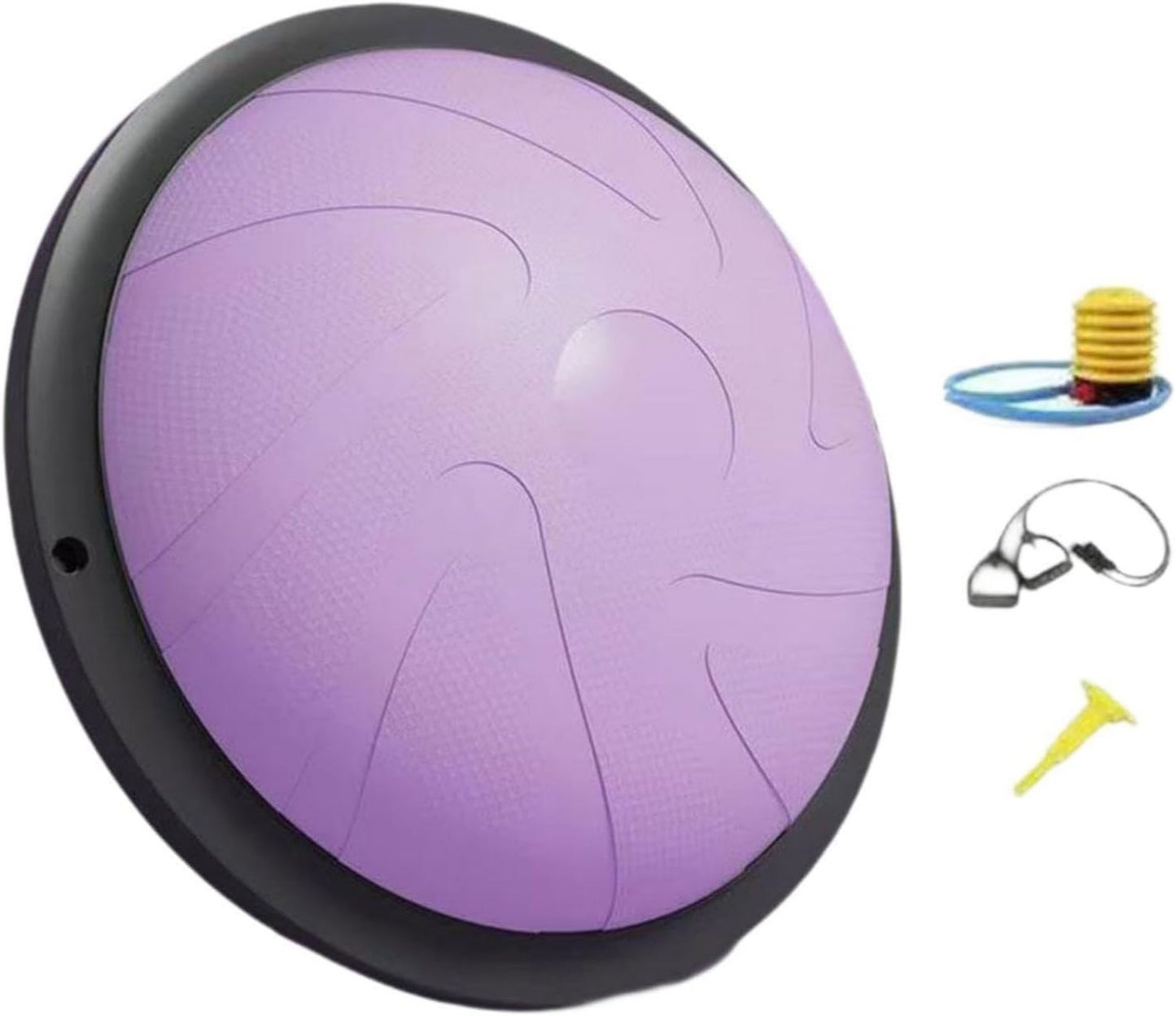 Demi-Ballon d'exercice antidérapant pour - usage à domicile, violet, LOVIVER