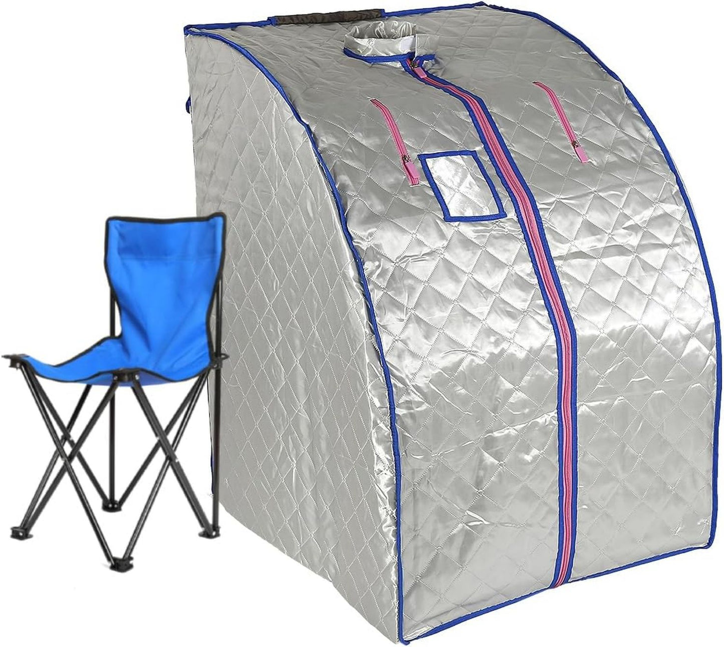 Sauna vapeur portable – pliable, avec télécommande, avec chauffage, format portable, 80 x 70 x 98 cm