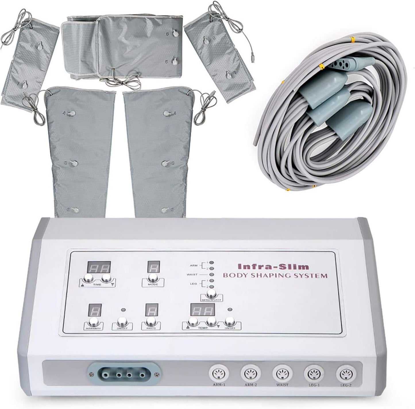 Combinaison de pressothérapie - avec chauffage, usage professionnel, 400W, 7 Niveau x, 6 Modes