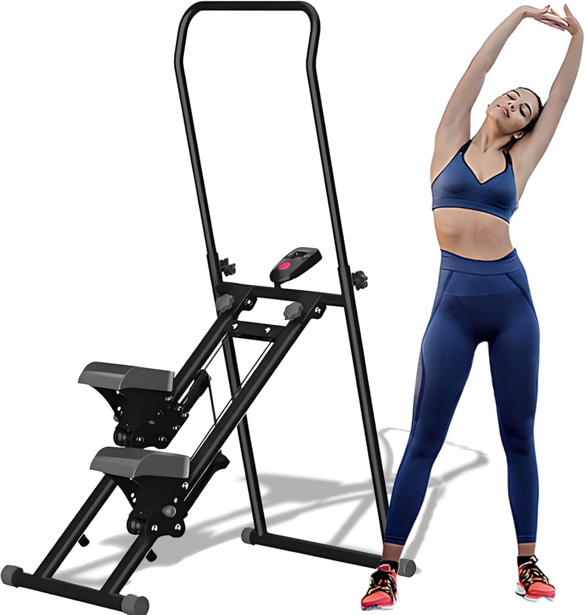 Stepper vertical: inclinaison réglable, pliable, usage à domicile, 300 LB