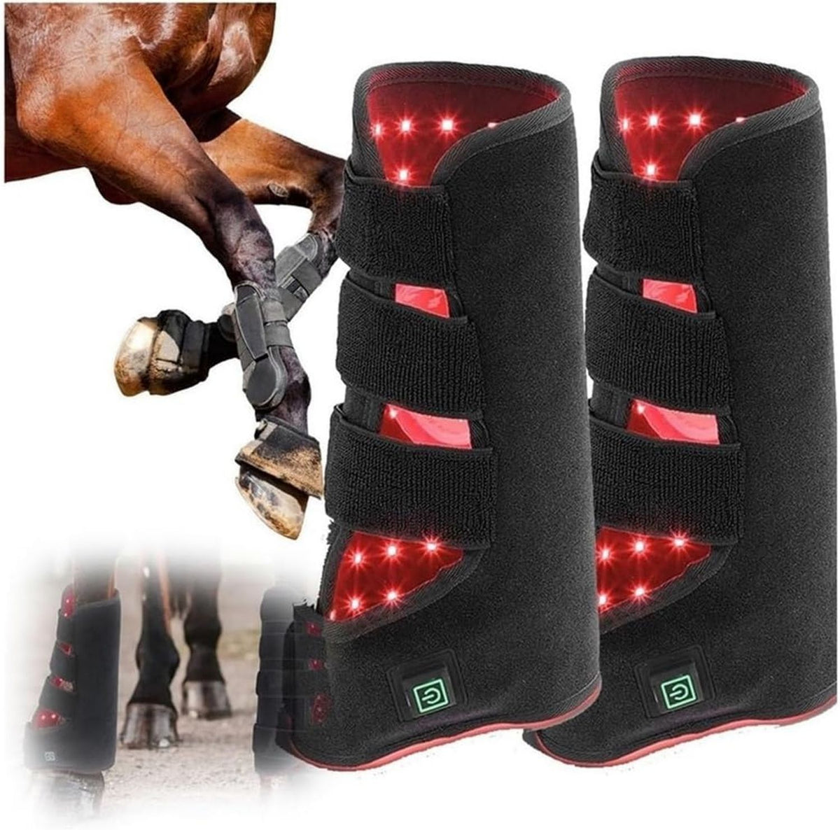 Appareil De Luminothérapie LED Rouge Pour Les Douleurs Aux Jambes – affichage LED, format portable