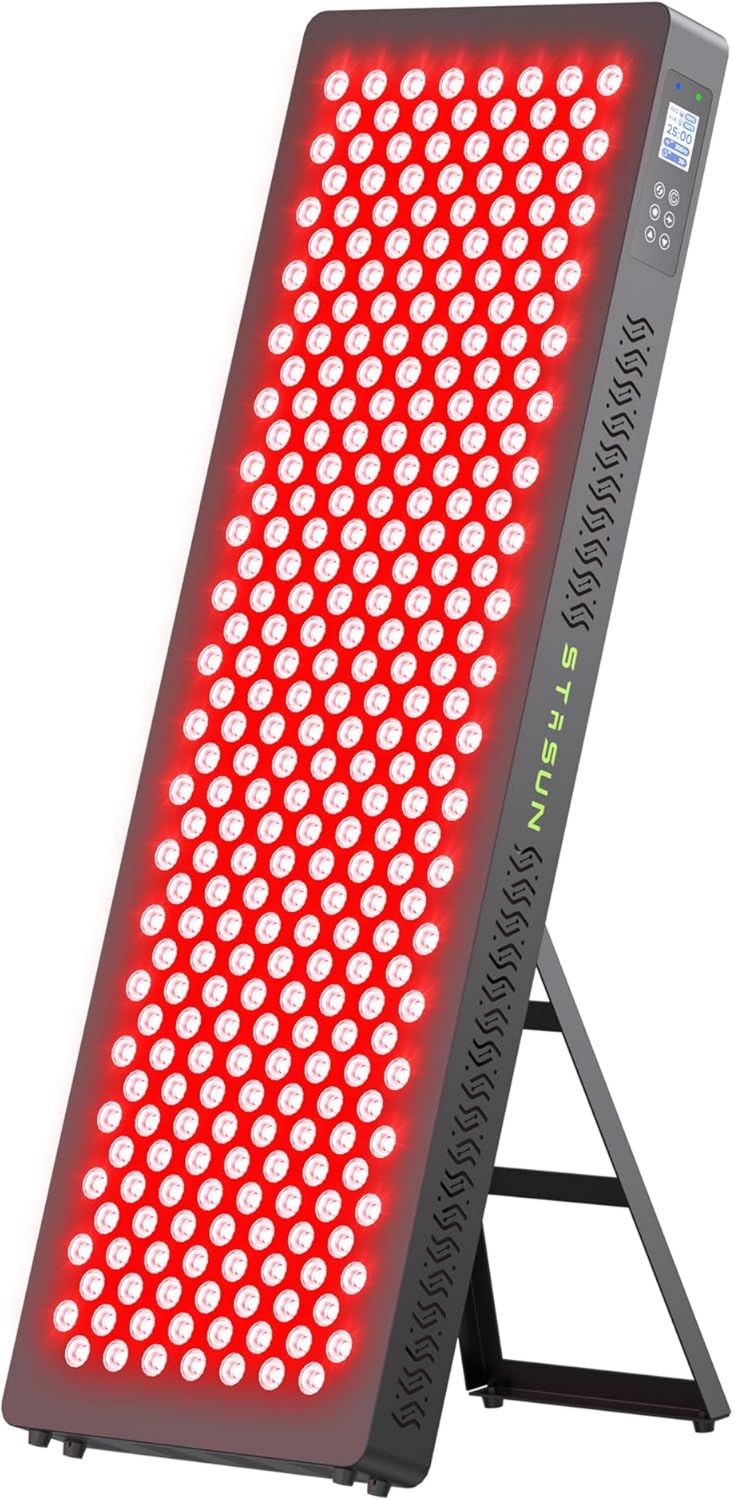 Appareil de luminothérapie rouge - affichage LED, 850 nm, 450 W, 300 LED, STASUN