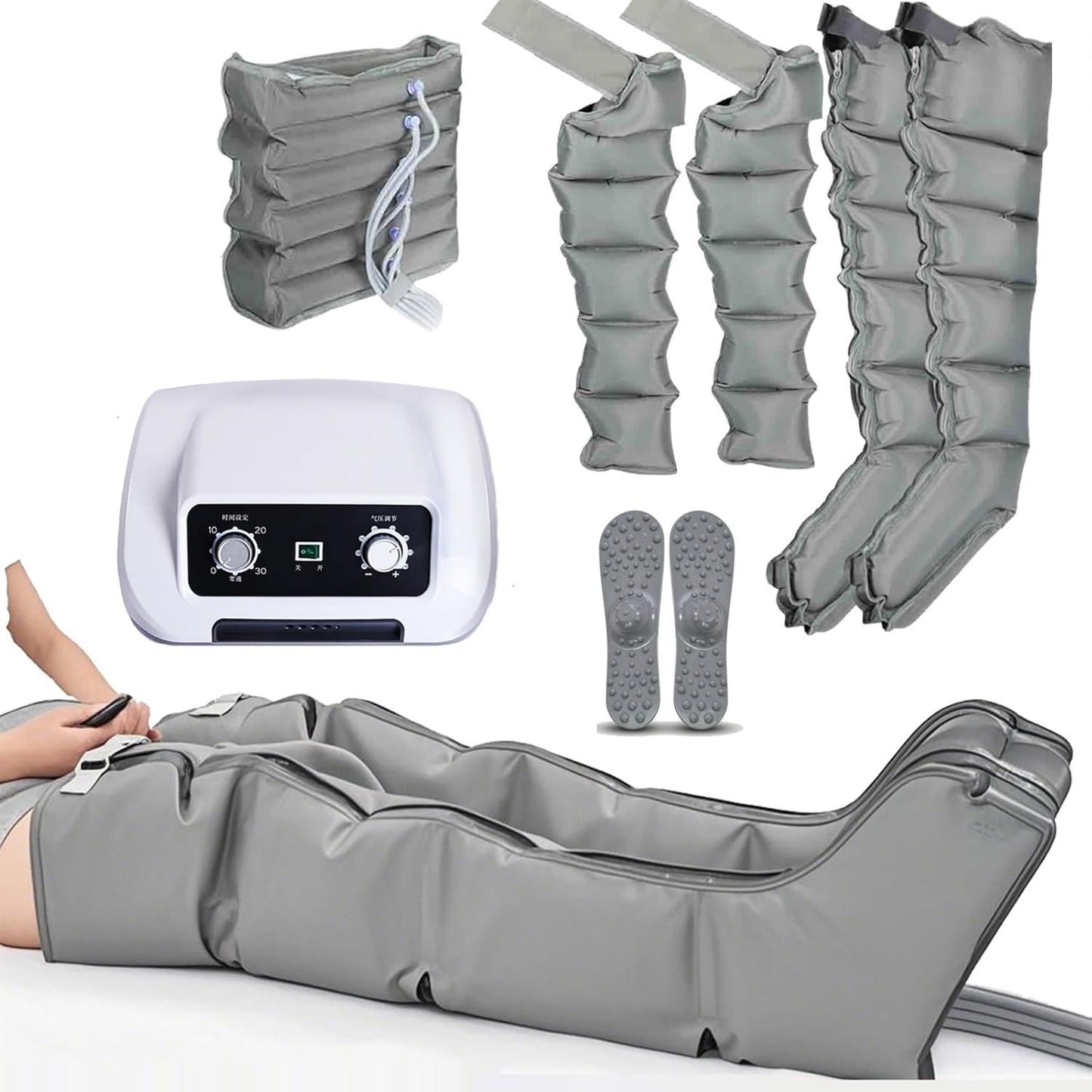 Bottes de pressothérapie – massage par compression d'air, usage professionnel