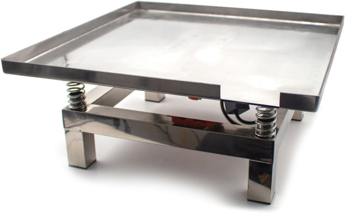 Plateforme vibrante - structure en acier, en acier inoxydable, 50 x 50CM