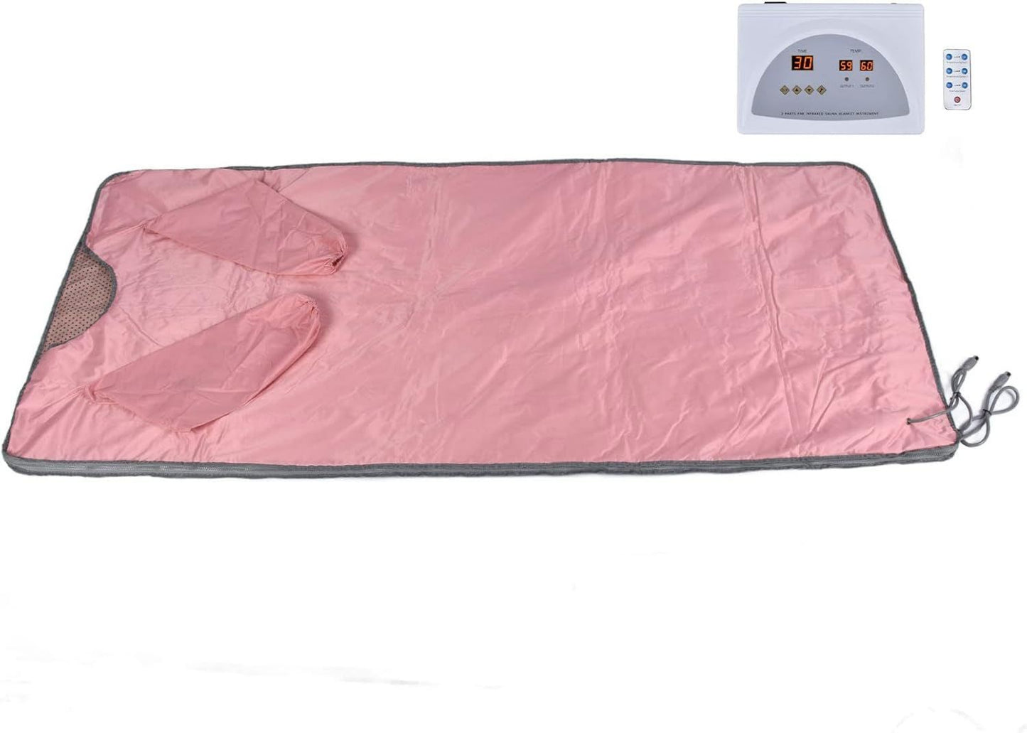 Couverture de sauna infrarouge - infrarouge lointain, avec télécommande, avec chauffage, 650 W