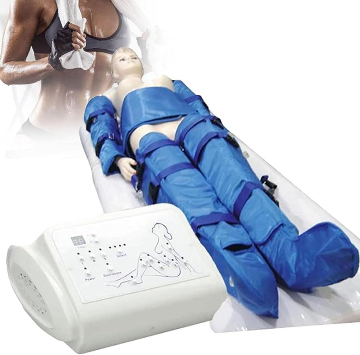 Bottes de pressothérapie – 4 modes