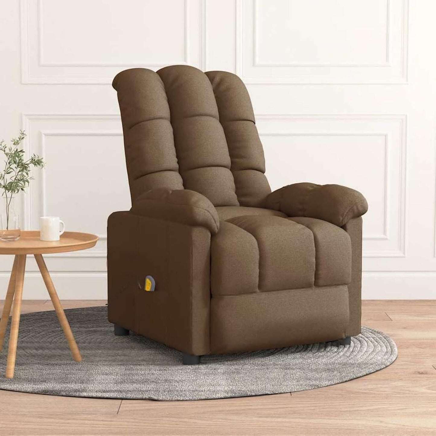 Fauteuil de massage: inclinaison réglable, marron, Homgoday WQZJ-289810FR