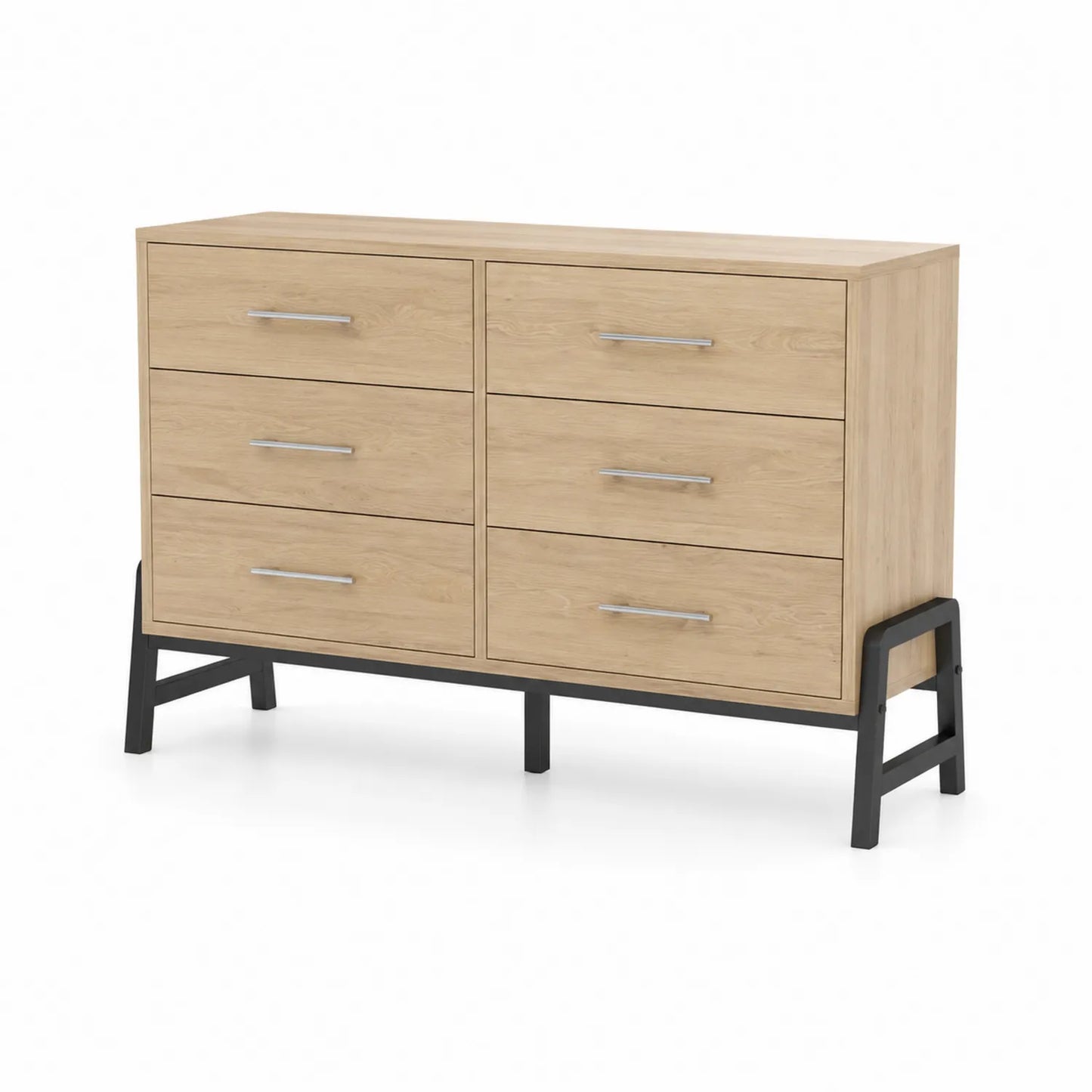 Commode en Bois et Métal 120x80x40 cm