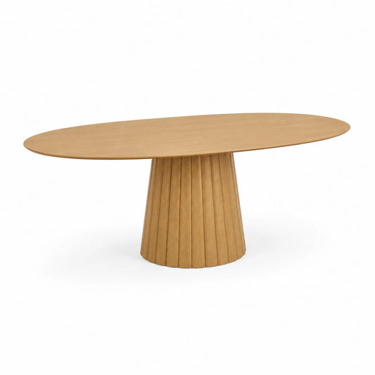 Table Ovale en Bois Chêne