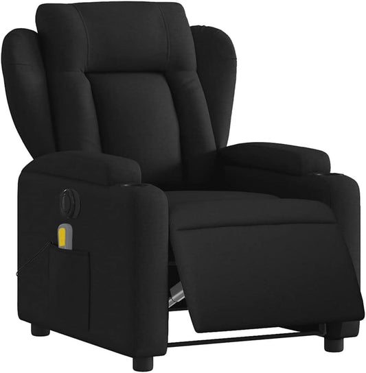 Fauteuil de massage - réglable, noir, vidaXL