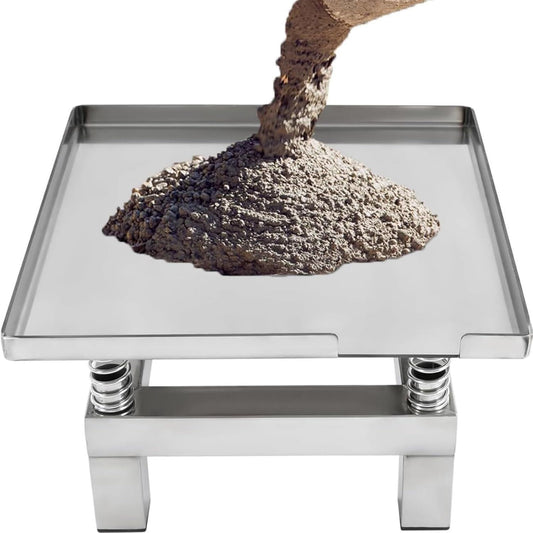 Plateforme vibrante – structure en acier, format compact, en acier inoxydable, 50 cm, 220 V