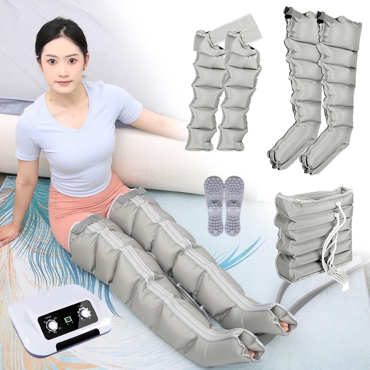Bottes de pressothérapie: massage par compression d'air