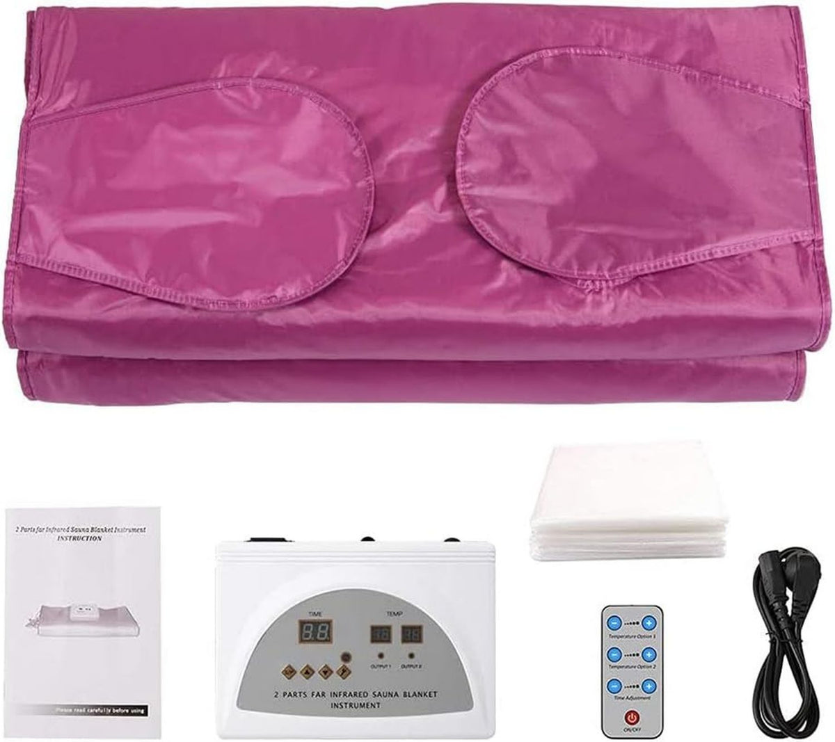 Couverture de sauna infrarouge – infrarouge lointain, avec chauffage, format portable, usage professionnel
