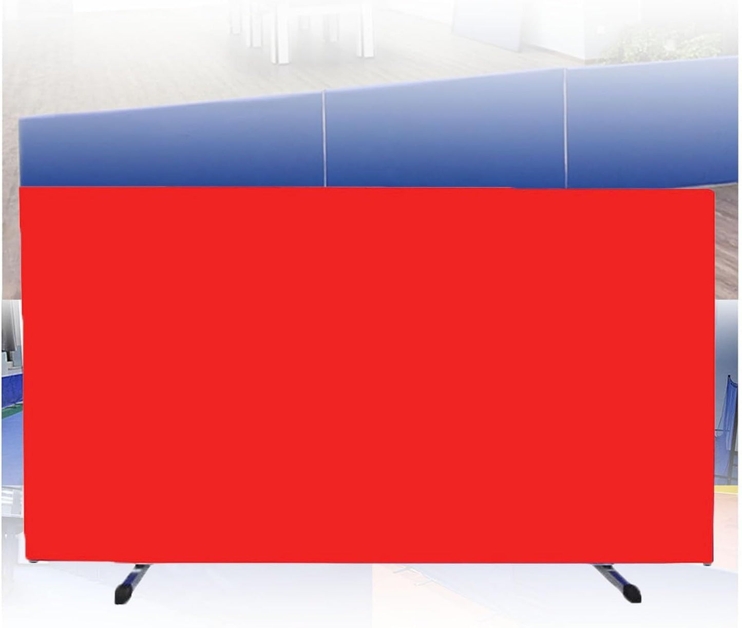 Barrière de tennis de table: pliable, format portable, 140 x 75 cm, rouge