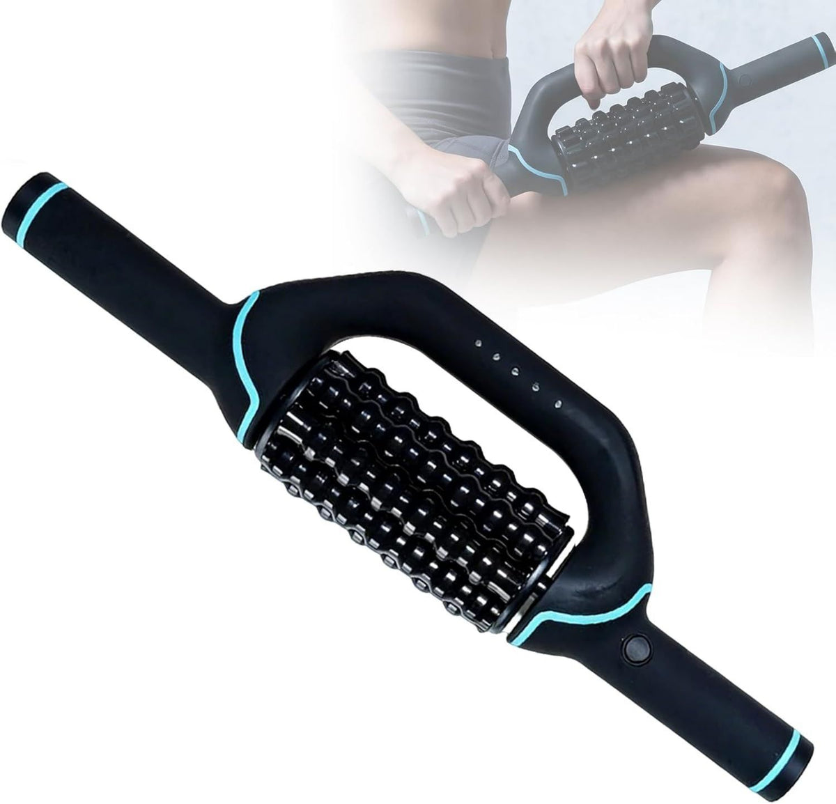 Appareil de massage – base à ventouses, 6 Vitesses, noir