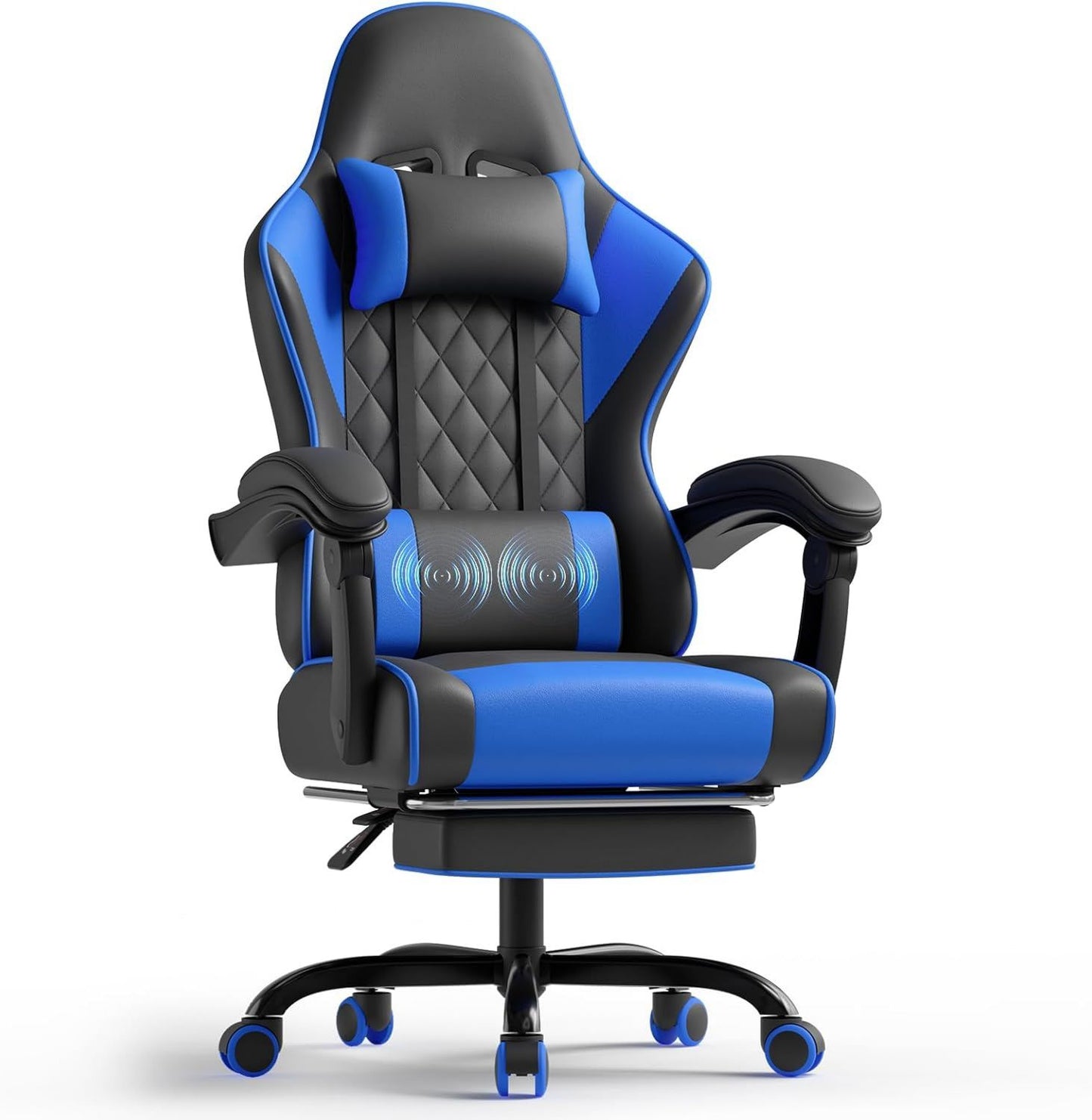 Bureau – pour gaming, réglable, bleu, TRIUMPHKEY
