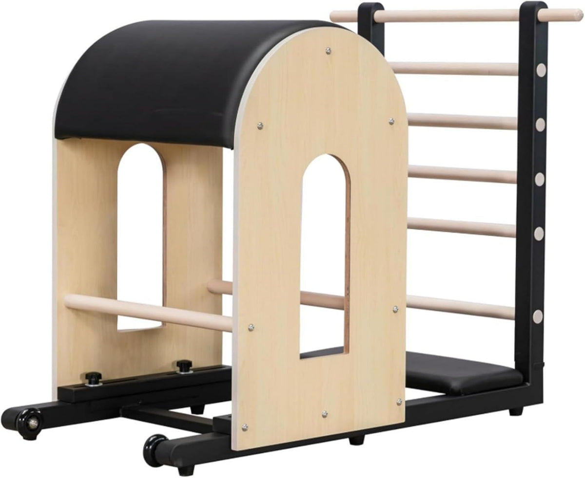 Échelle de pilates – structure en bois, usage à domicile, usage professionnel, vert