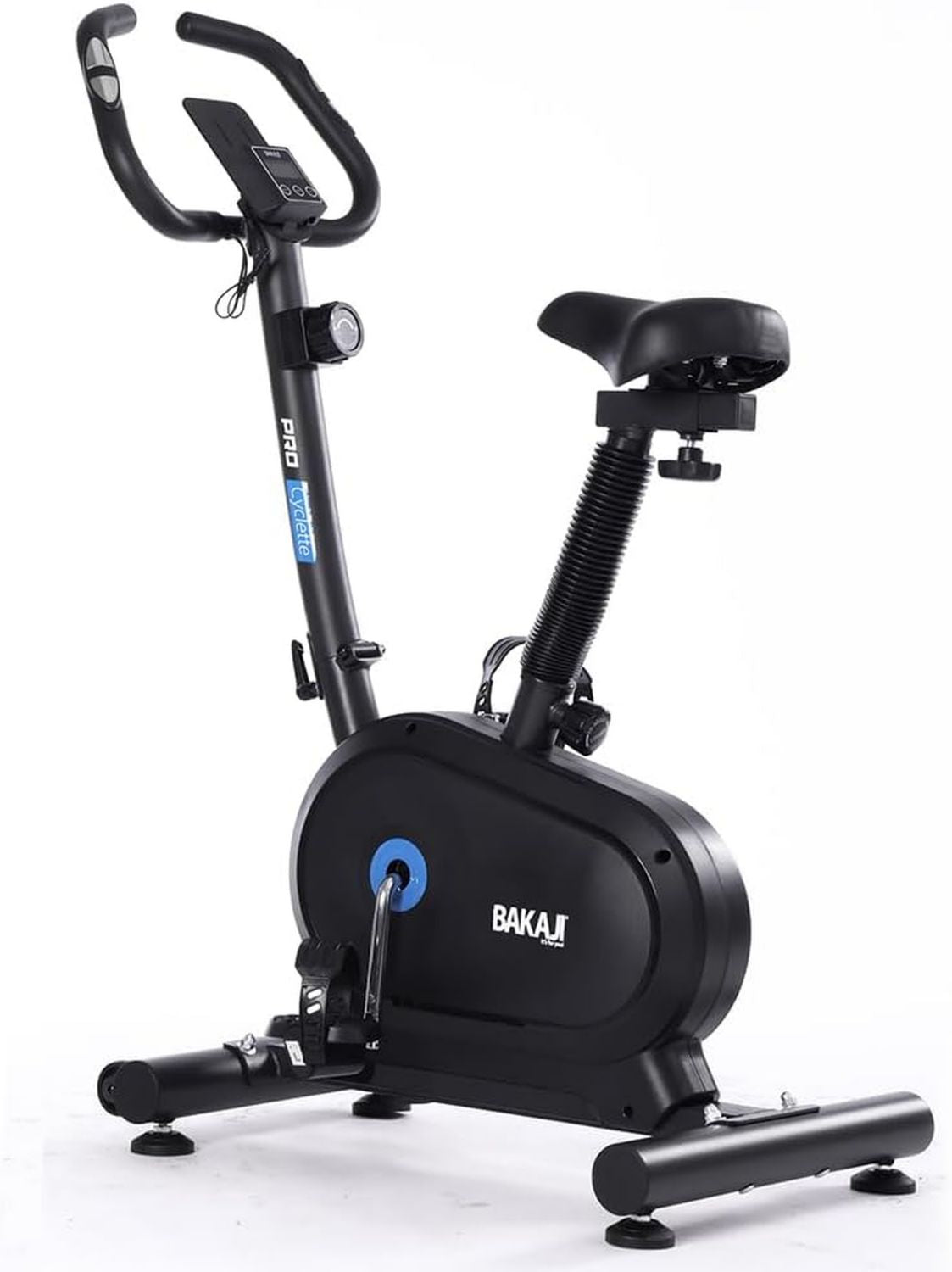 Vélo d'appartement – résistance réglable, avec écran, 8 niveau x, BAKAJI