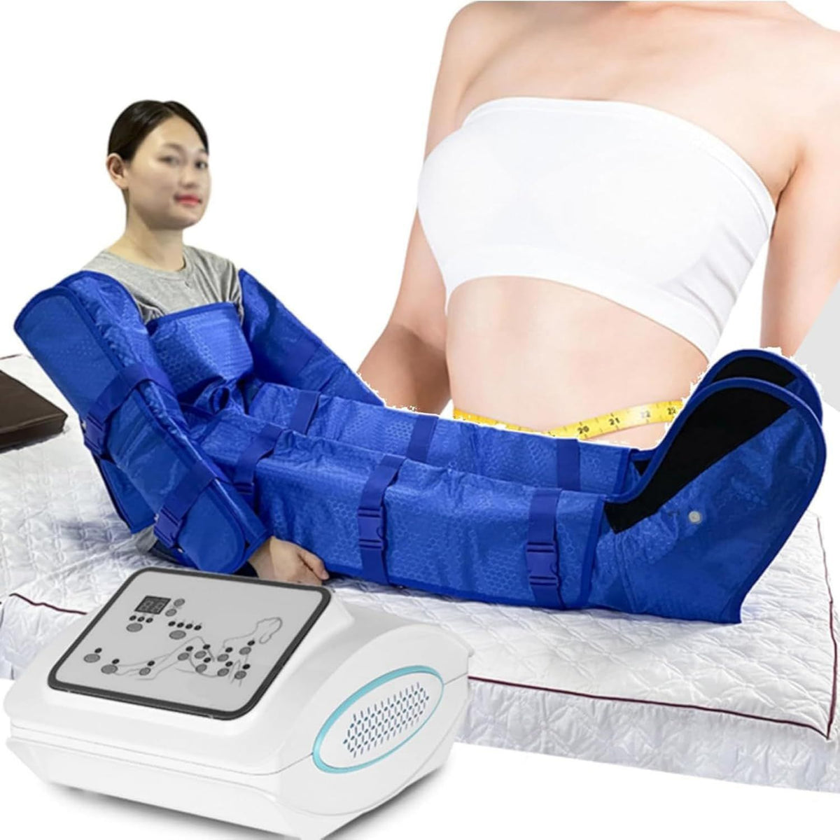 Appareil de massage – massage par compression d'air, pour pieds et jambes