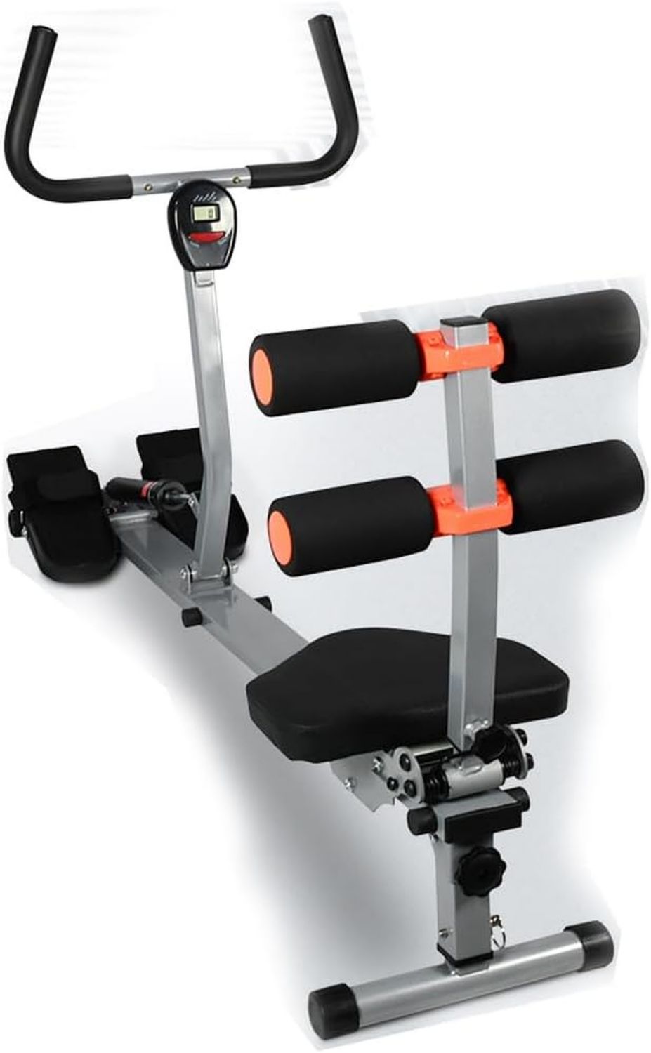 Rameur: résistance magnétique, fonctionnement silencieux, format compact, résistance réglable, 136 kg