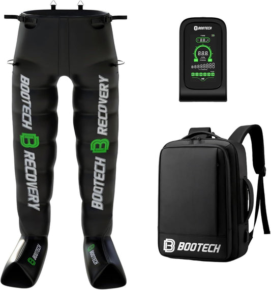 Bottes de pressothérapie - rechargeable, format portable, usage professionnel, 8 chambres