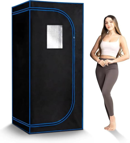 Cabine de sauna infrarouge – pliable, avec télécommande, format portable