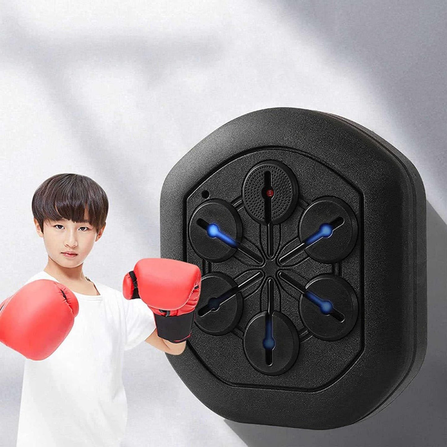 Machine de boxe musicale: rechargeable
