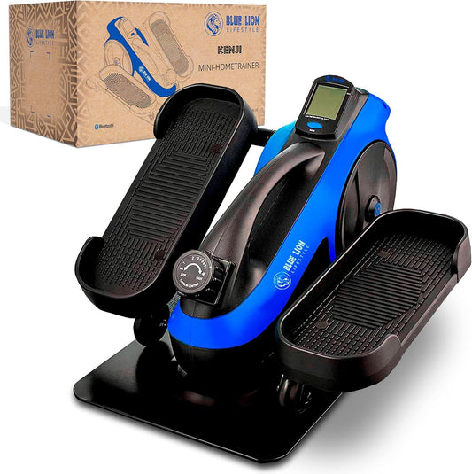 Vélo elliptique – connexion Bluetooth, bleu