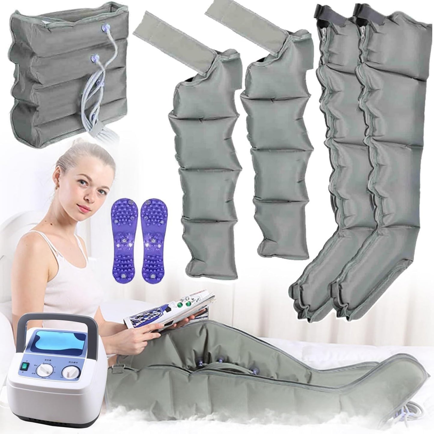 Bottes de pressothérapie – massage par compression d'air