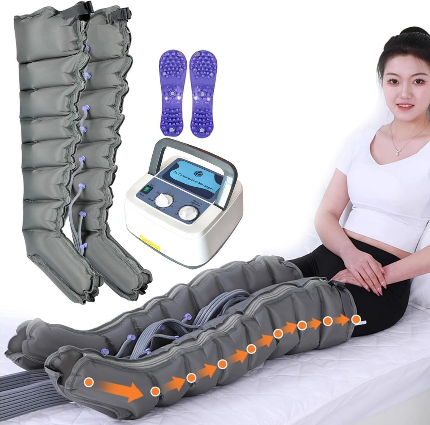 Bottes de pressothérapie – massage par compression d'air