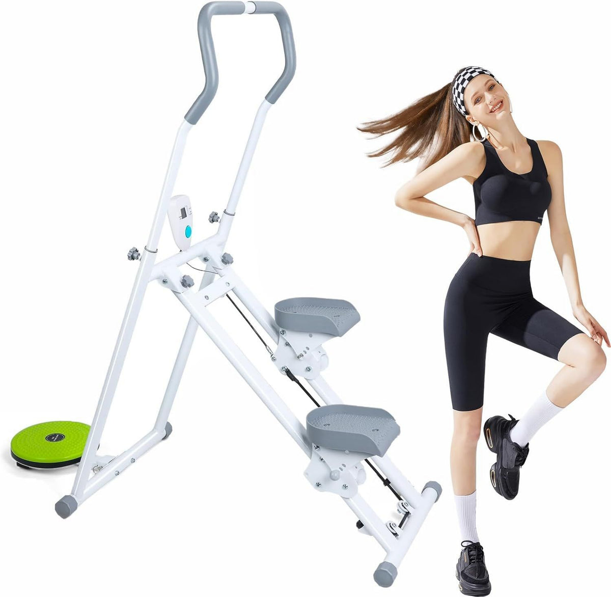 Stepper vertical – format compact, réglable, usage à domicile