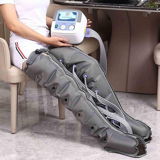 Appareil de massage - massage par compression d'air, pour pieds et jambes, format portable
