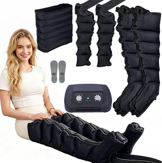 Bottes de pressothérapie - réglable, 240 mmHg, 6 Chambres