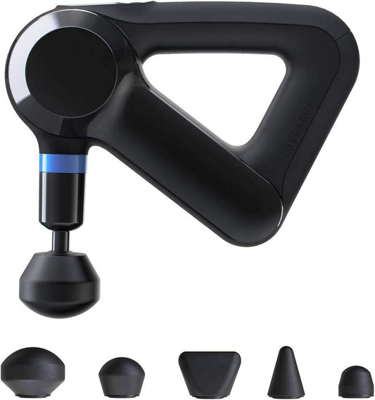 Theragun Pistolet de massage – fonctionnement silencieux, format portable, noir