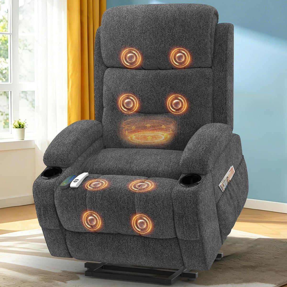 Fauteuil de massage - réglable, avec chauffage