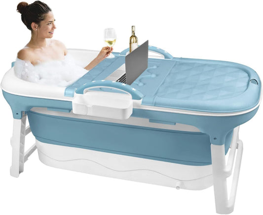 Uisebrt - pliable, format portable, 118 x 62 x 53 cm, bleu