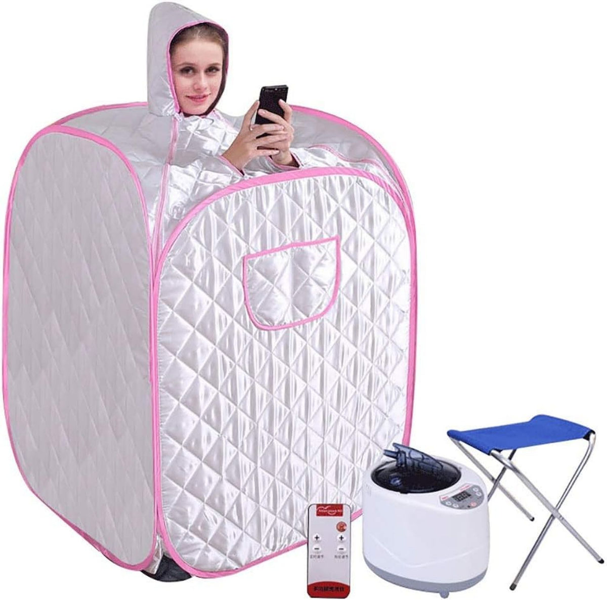 Sauna vapeur portable - pliable, format portable, 2L